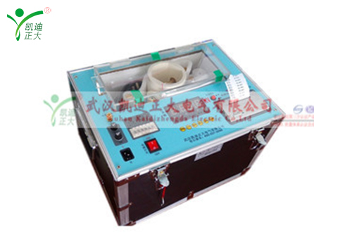 KDJJC絕緣油介電強(qiáng)度測試儀測試電力油設(shè)備油樣時？
